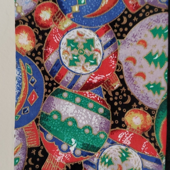 Homemade embroidered Christmas stocking